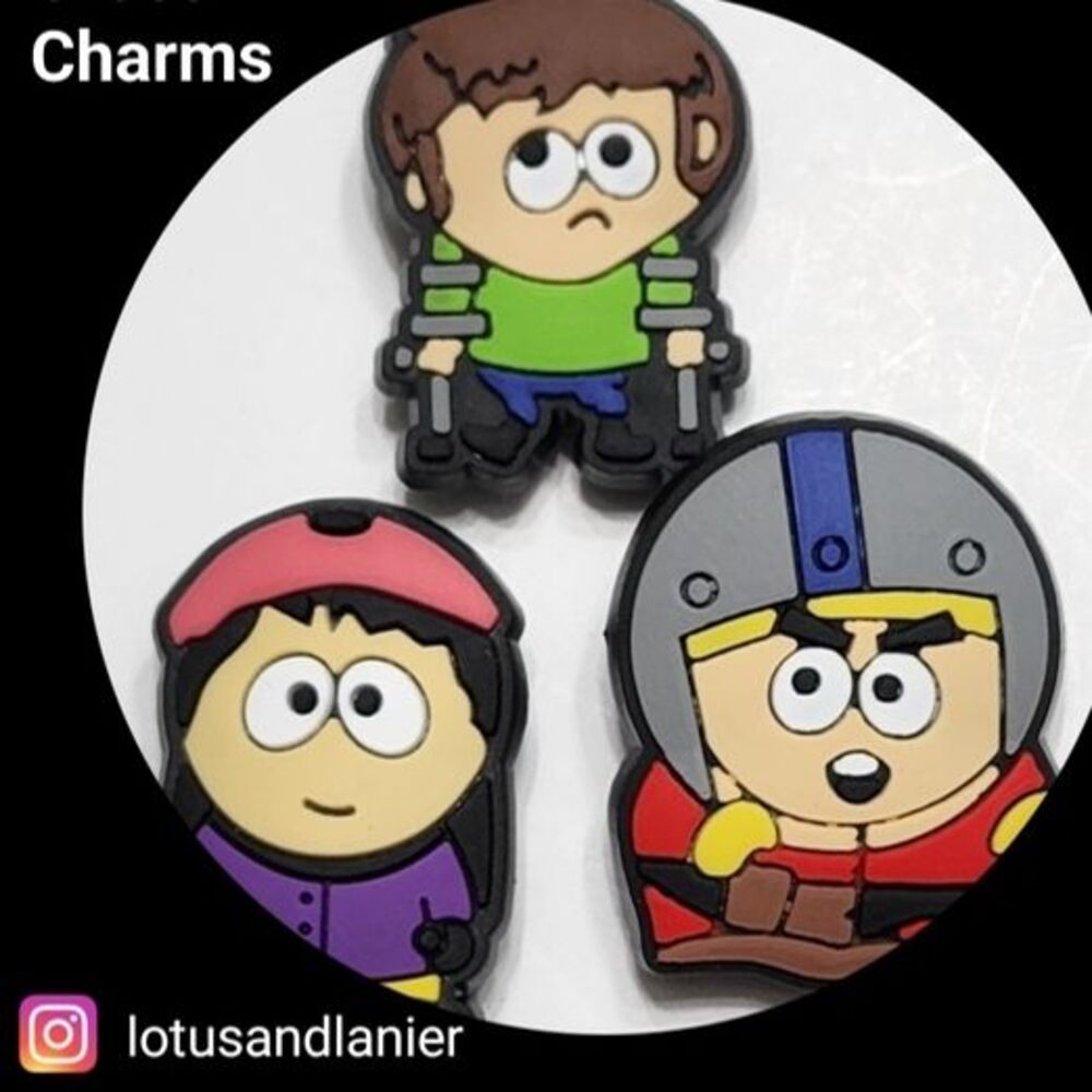 Shoe Charms "South Park" Set of 3